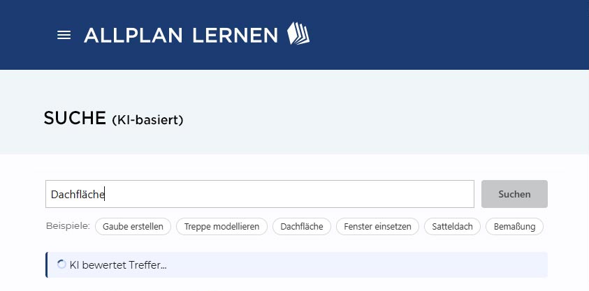 Trefferliste für Erstellung der Gaube