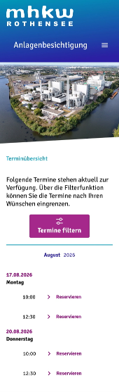 Terminübersicht